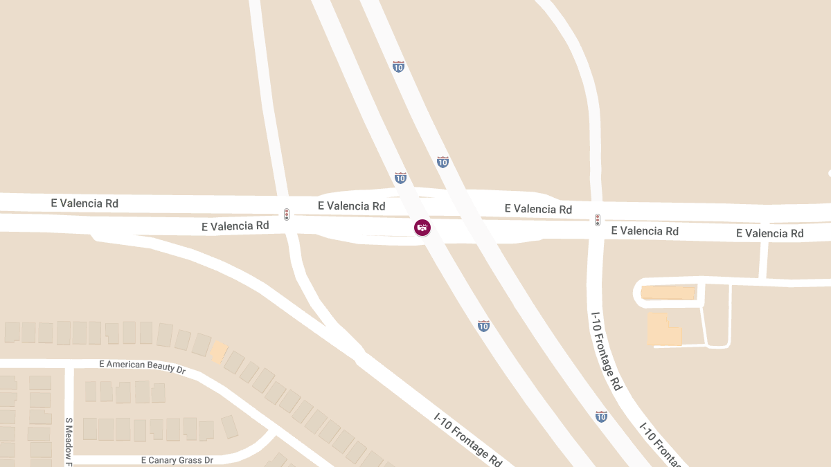 Injuries in Crash on Eastbound I-10 Off-Ramp at Valencia Rd