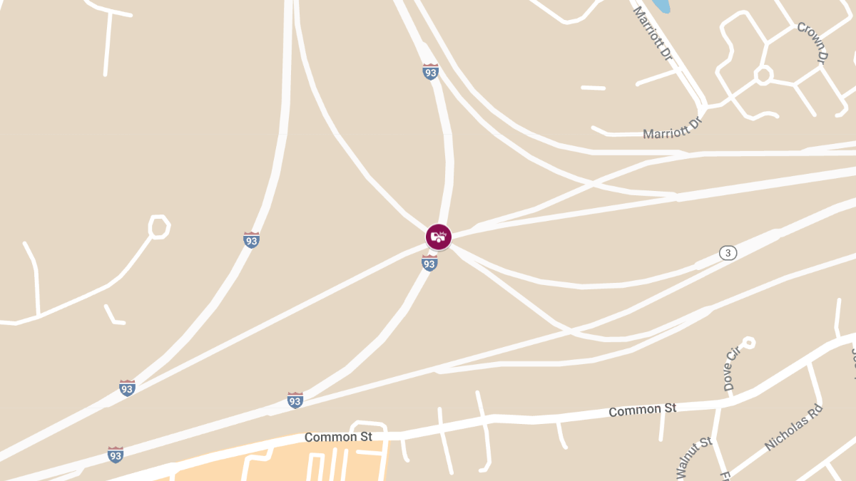 Injuries in Crash on I-93 S at MA-3 S in South Boston