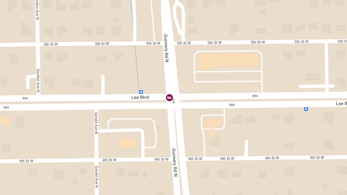 Injuries in Crash on Lee Blvd at Gunnery Rd N