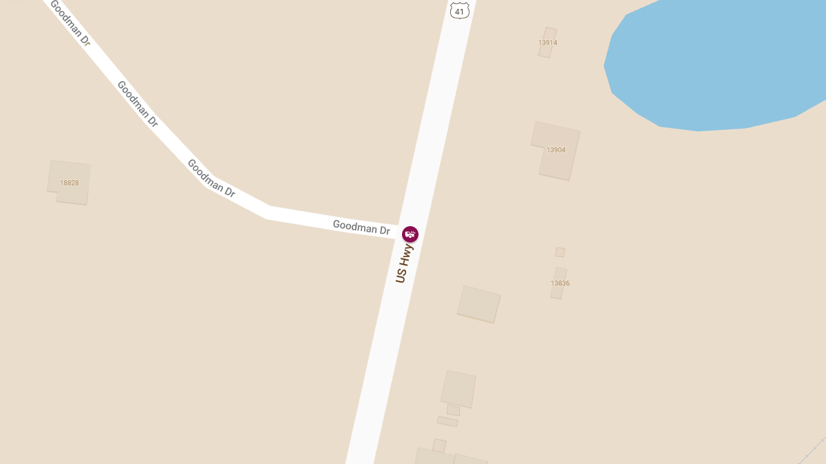 Injuries in Crash on US-41 at Goodman Dr