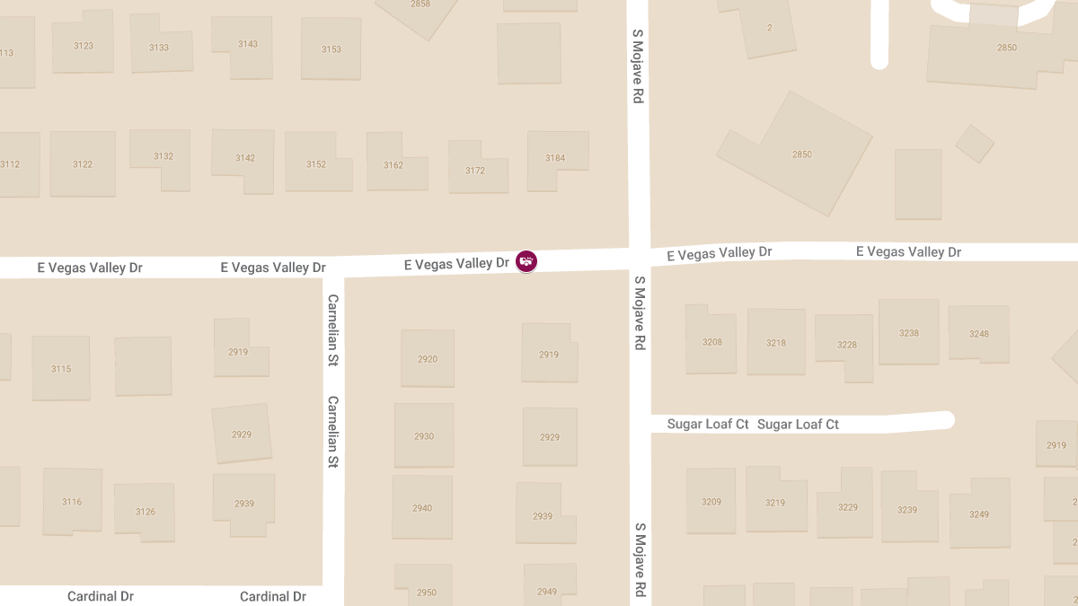 Injuries in Crash on Vegas Valley Dr