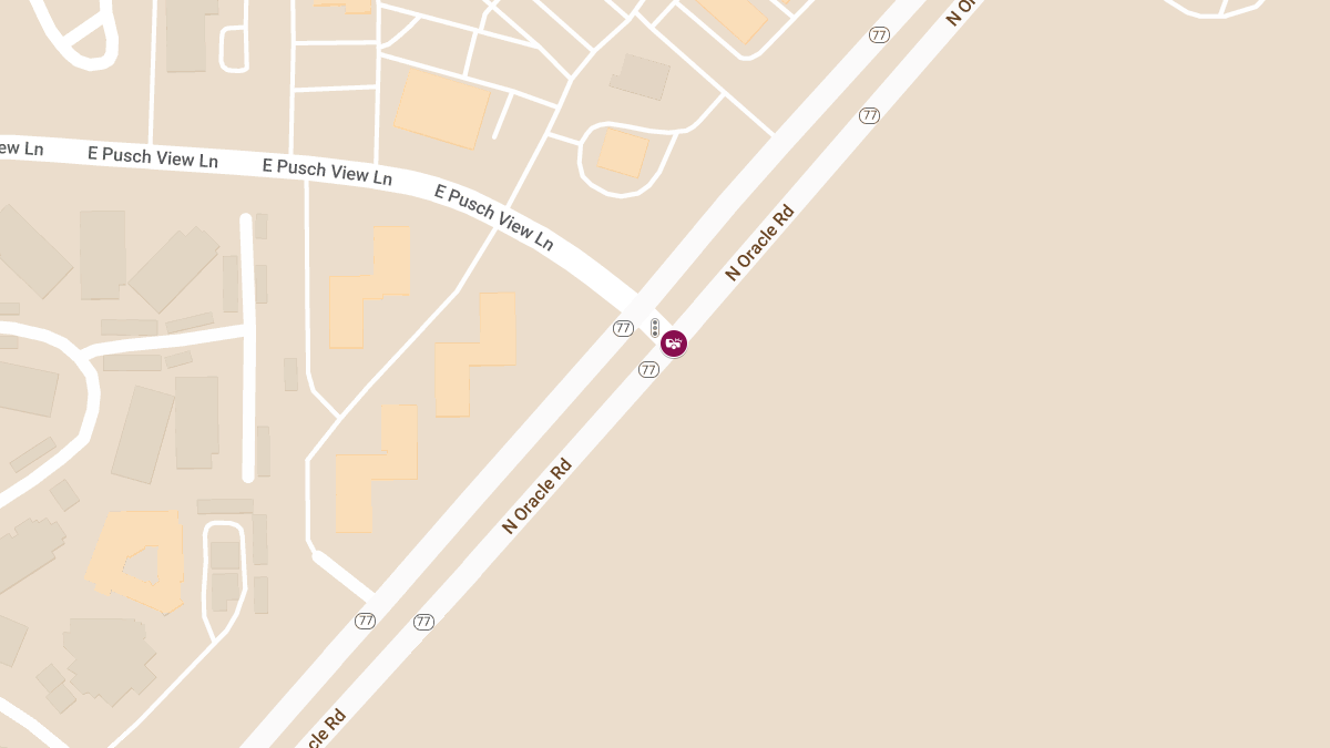 Injuries in Traffic Accident at E Pusch View Ln & N Oracle Rd