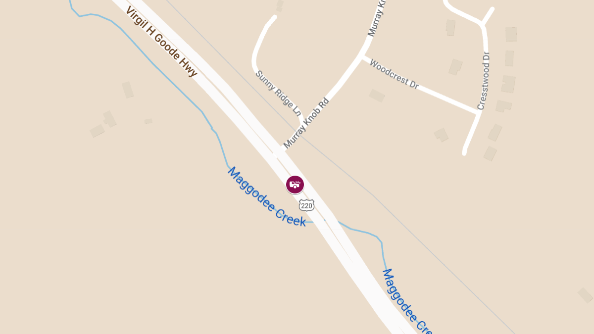 Injuries in Two-Vehicle Accident on Rt. 220 SB Near Murrays Knob Rd