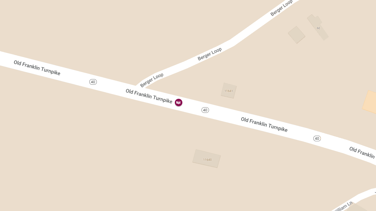 Injuries in Two-Vehicle Accident on Rt. 40 Old Franklin Turnpike near Berger Loop