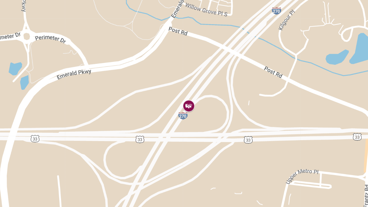 Injury Accident Blocking I-270 Northbound Between US 33 & I-70