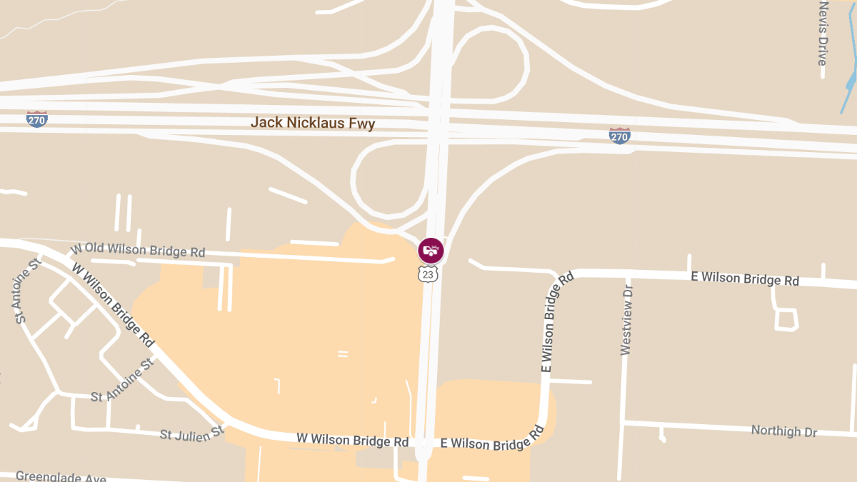 Injury Accident Blocks Right Lane of US 23/S High St After I-270
