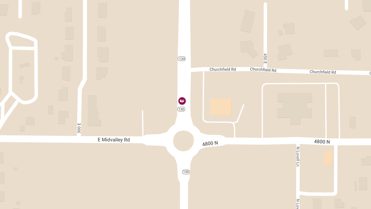 Injury Accident Involving Two Vehicles on State Route 130