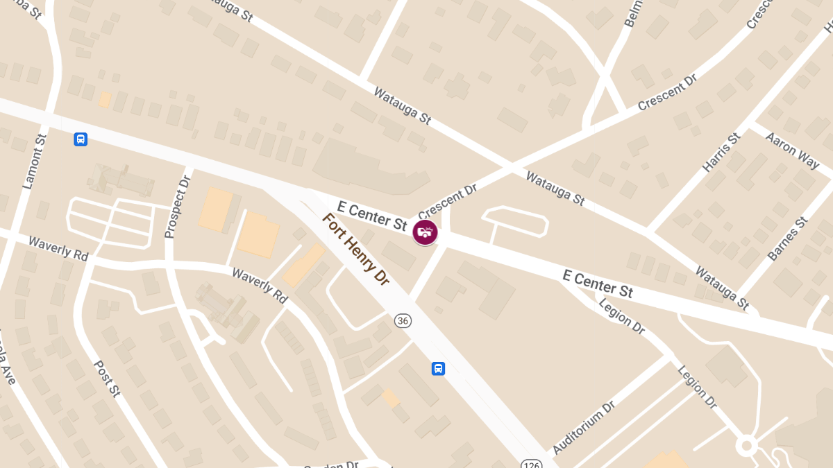 Injury Accident Reported at 1445 E Center St