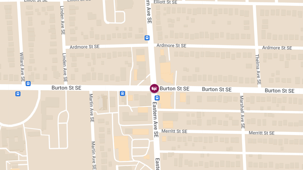Injury Accident Reported at Burton St & Eastern Ave SE