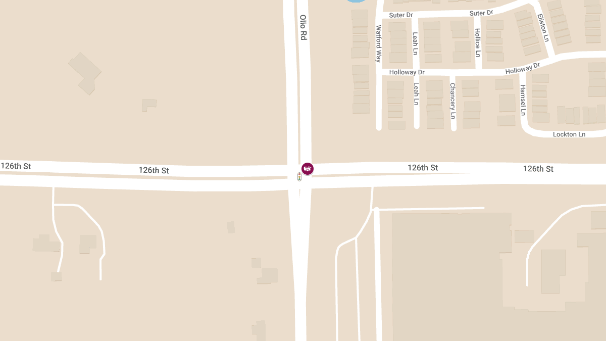 Injury Accident Reported at E. 126th St & Olio Rd