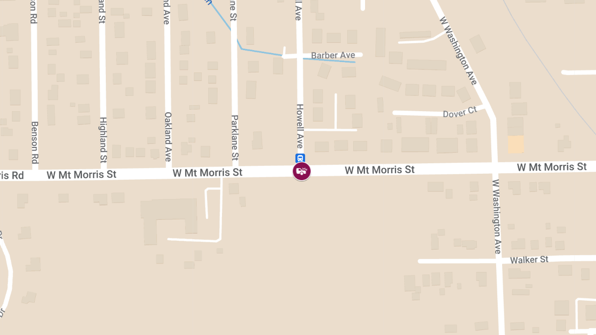 Injury Accident Reported at Howell Ave & W Mt Morris St