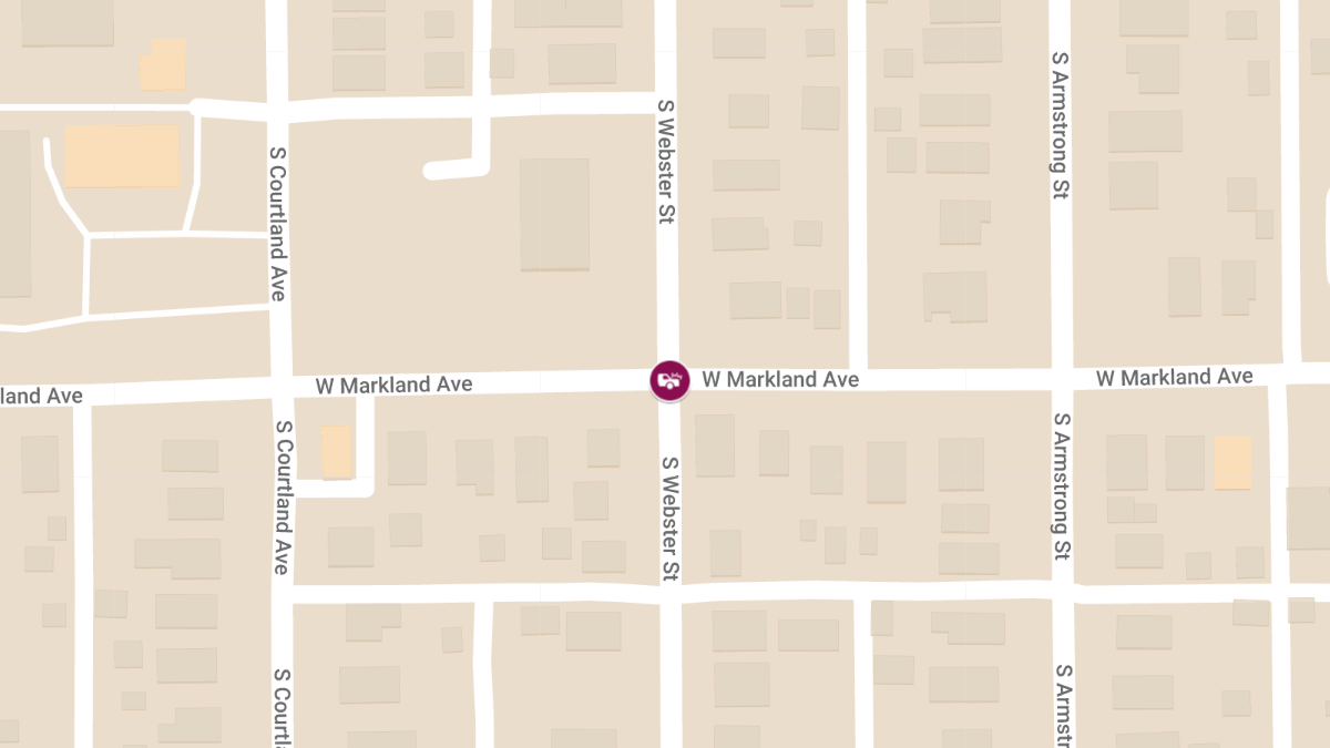 Injury Accident Reported at Markland Ave & Webster St
