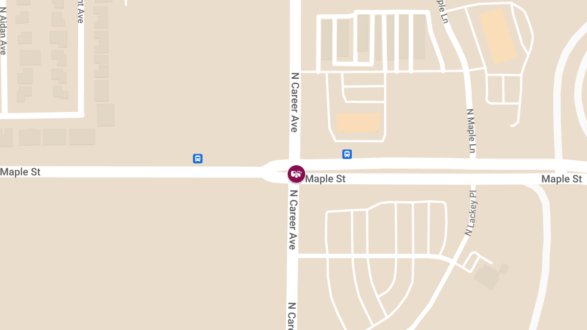 Injury Accident Reported at W Maple St and N Career Ave