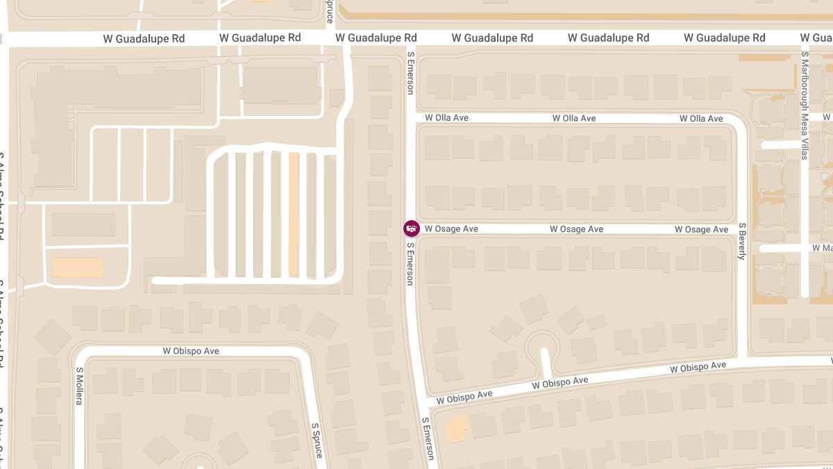 Injury Accident Reported at W Osage Ave & S Emerson