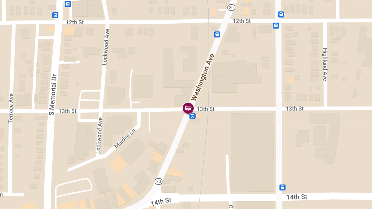 Injury Accident Reported at Washington Ave and 13th St