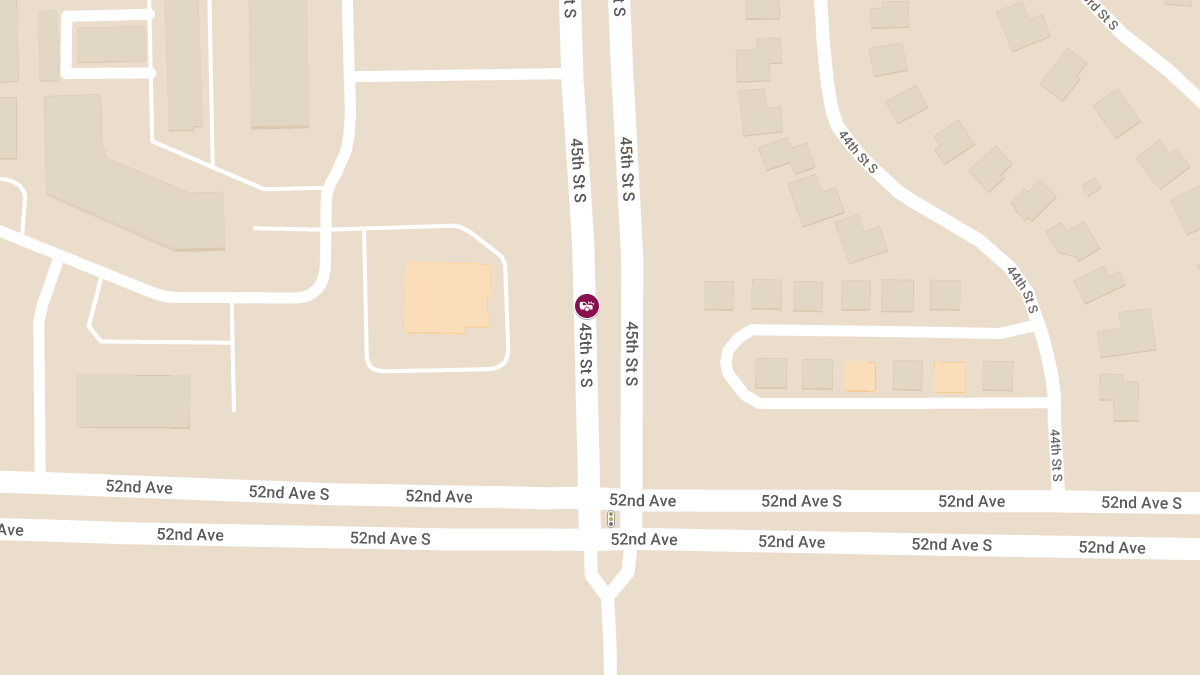 Injury Accident Reported on 45th St S