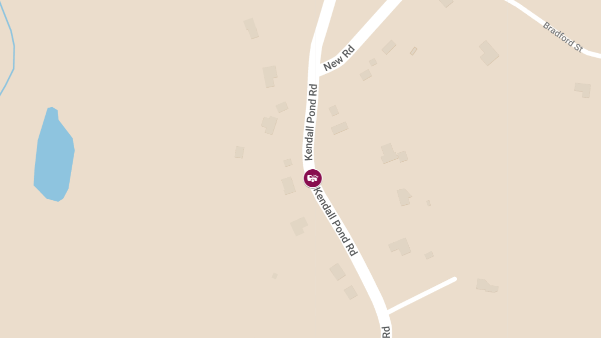 Injury Accident Reported on Kendall Pond Rd