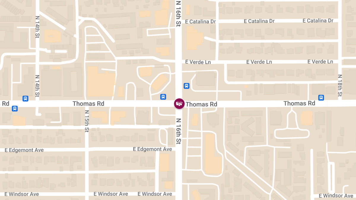 Injury Accident at 16th St and Thomas Rd