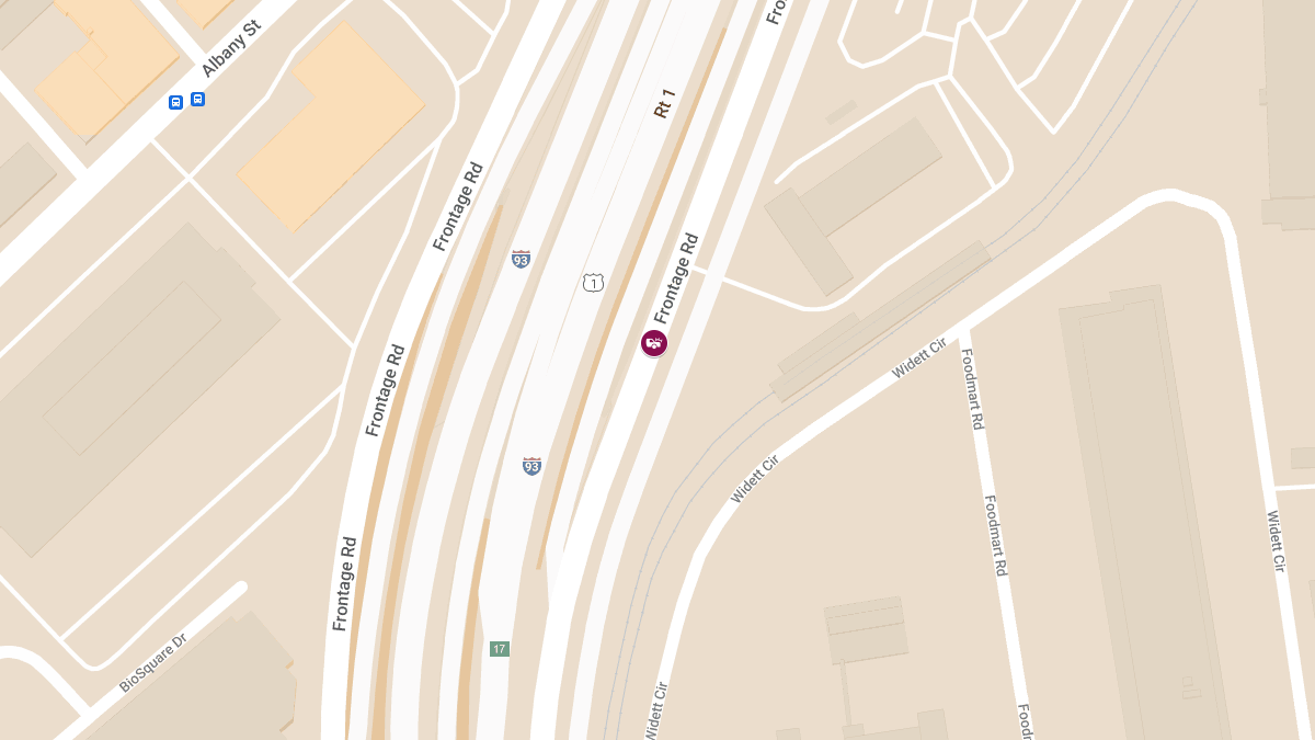 Injury Accident at 200 Frontage Rd