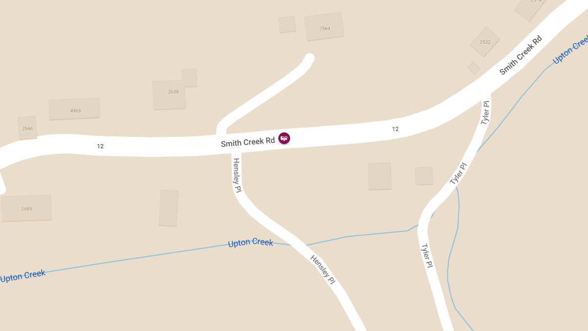 Injury Accident at 2769 Smith Creek Rd