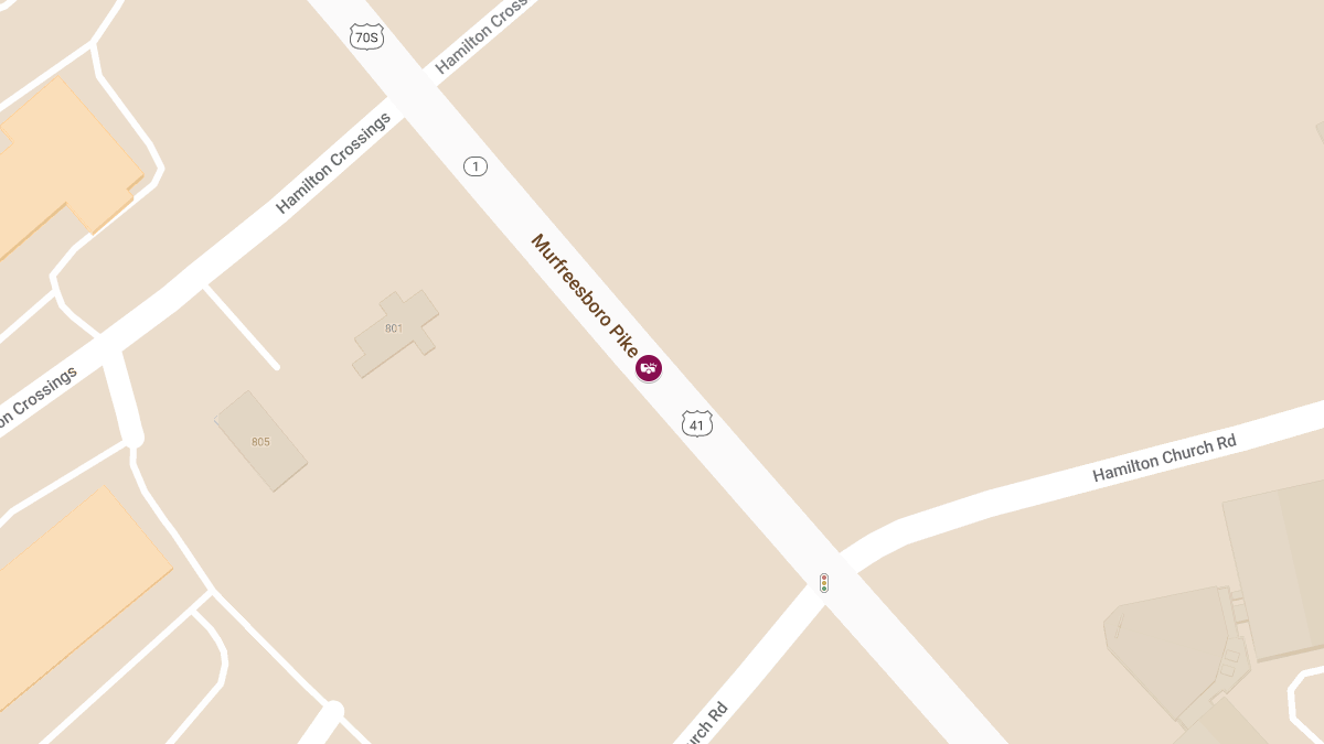 Injury Accident at 2787 Murfreesboro Pike