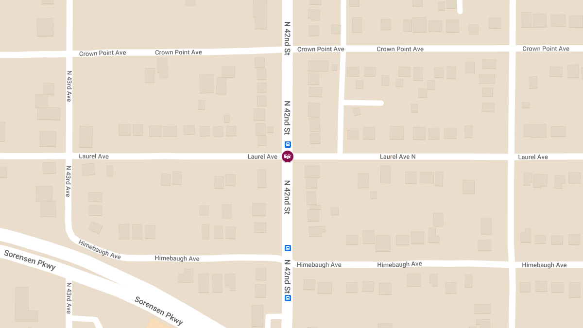 Injury Accident at 42nd St & Laurel Ave Involving Vehicle in Trees