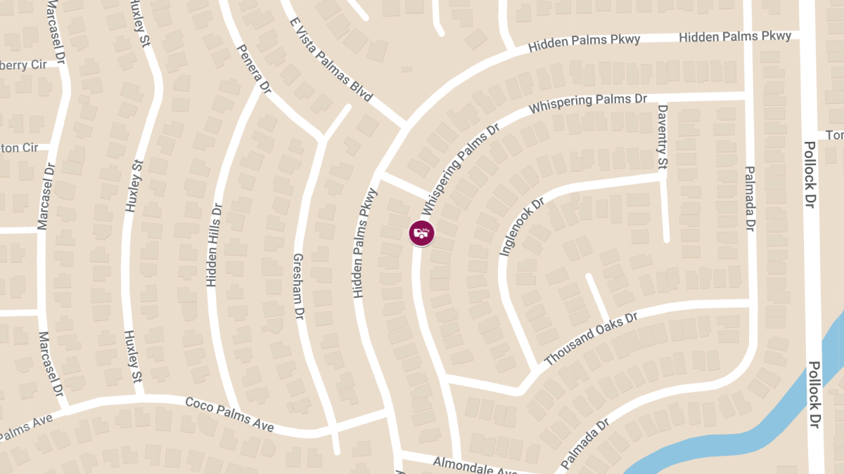 Injury Accident at 620 Whispering Palms Dr