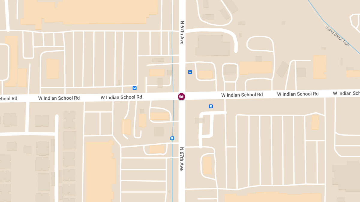 Injury Accident at 67th Ave & Indian School Rd