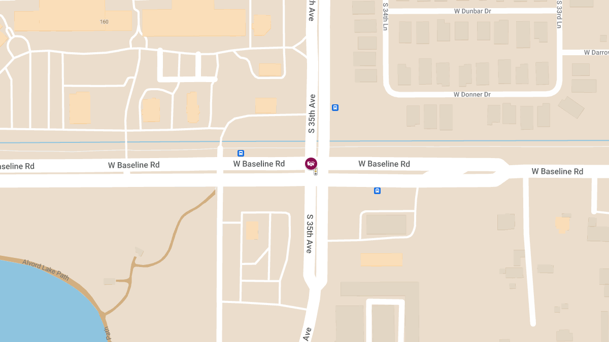 Injury Accident at Baseline Rd and 35th Ave