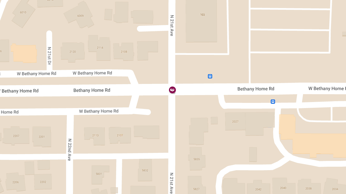 Injury Accident at Bethany Home Rd and 21st Ave