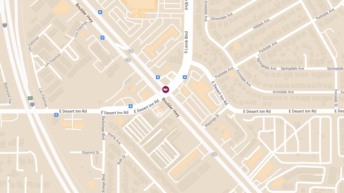 Injury Accident at Boulder Hwy and S Lamb Blvd