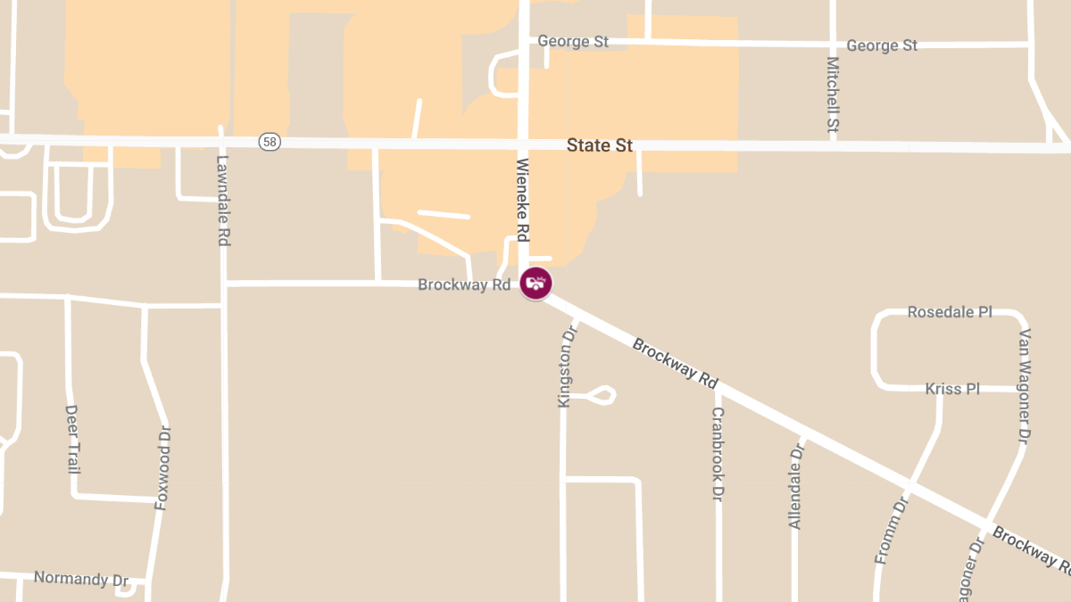 Injury Accident at Brockway and Weinikee