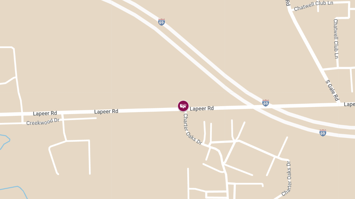 Injury Accident at Charter Oaks Dr & Lapeer Rd