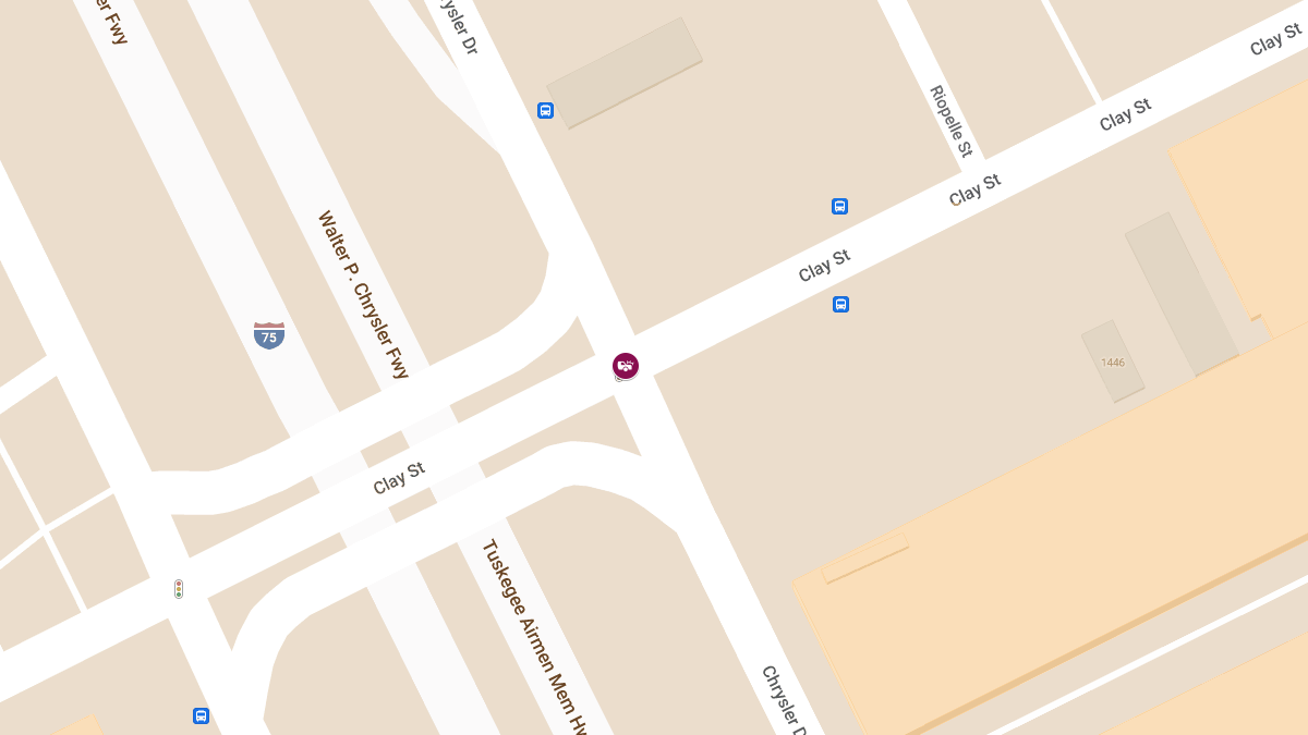 Injury Accident at Clay St & Chrysler Dr