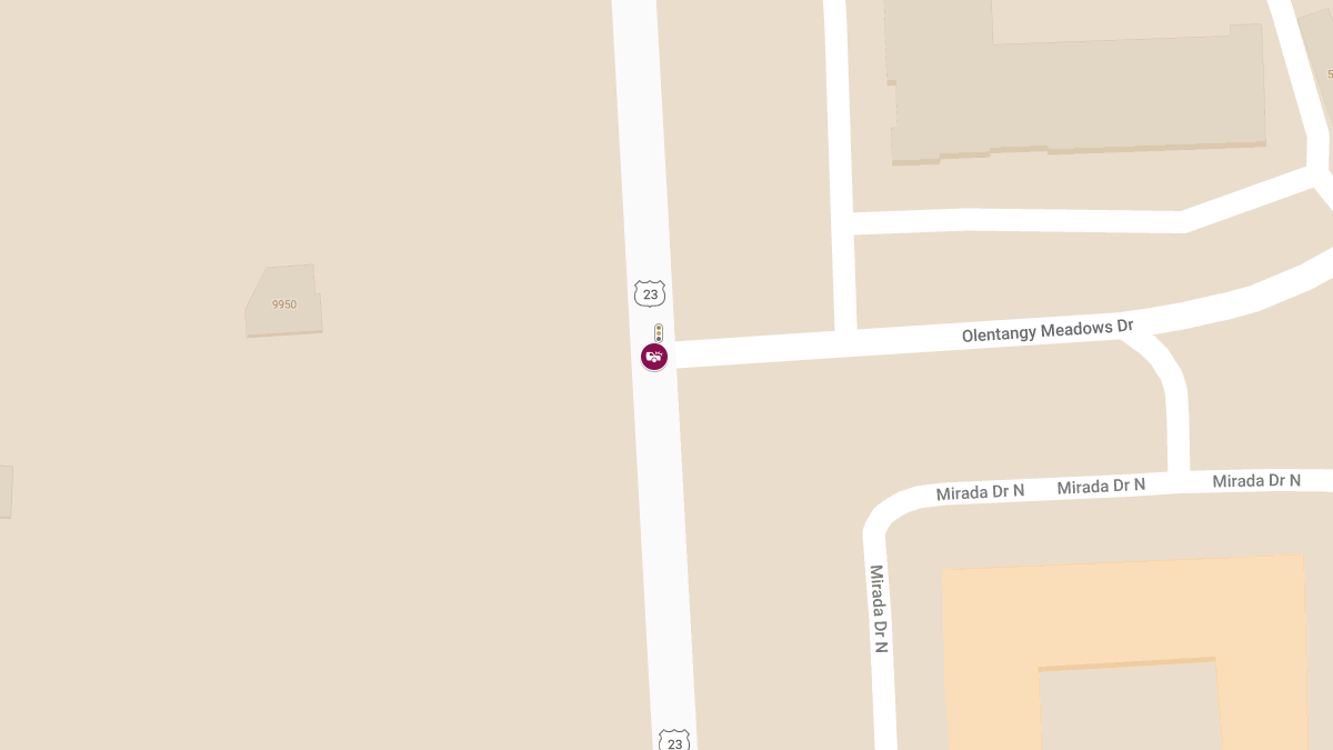 Injury Accident at Columbus Pike & Olentangy Meadows Dr