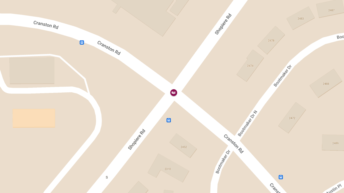 Injury Accident at Cranston Rd & Shopiere Rd