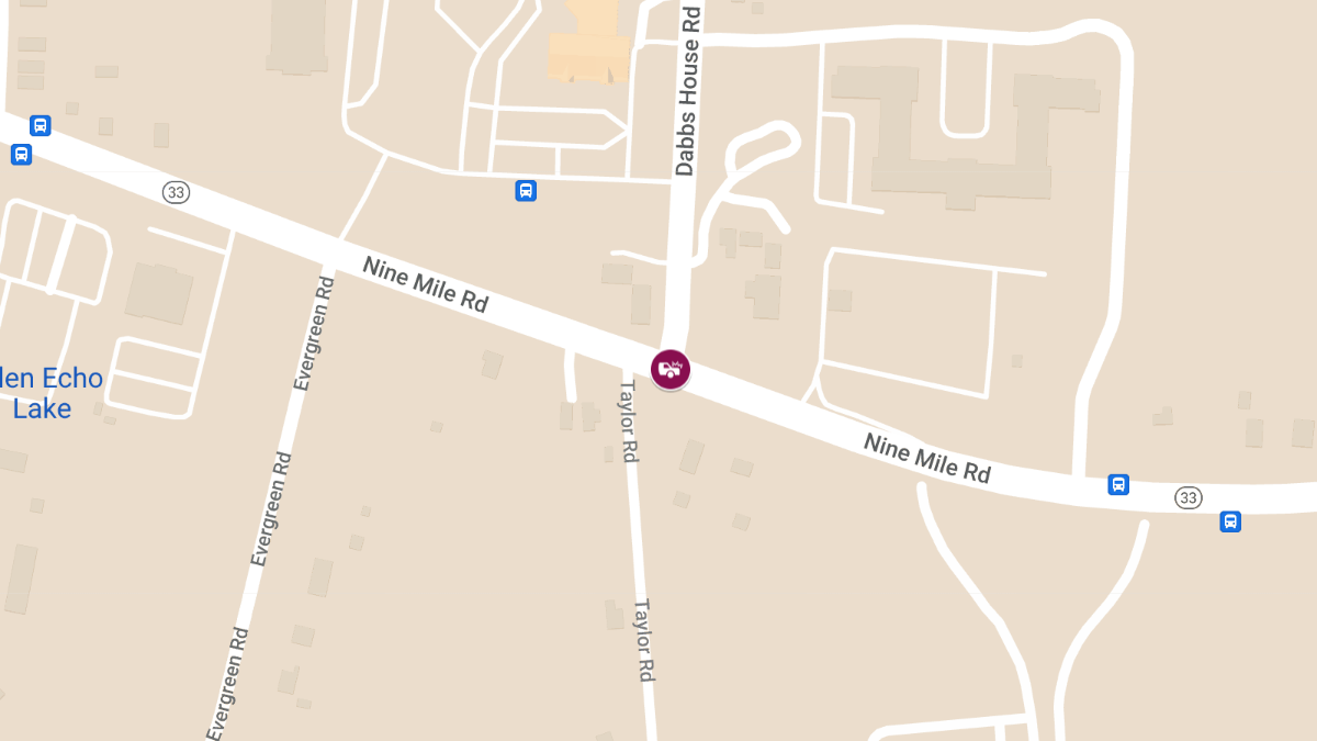 Injury Accident at Dabbs House Rd & Nine Mile Rd