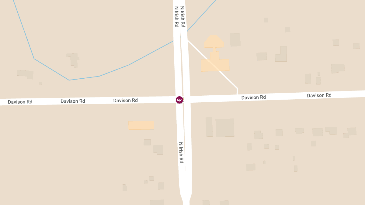 Injury Accident at Davison Rd & N Irish Rd