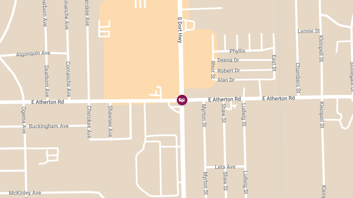 Injury Accident at E Atherton Rd & S Dort Hwy