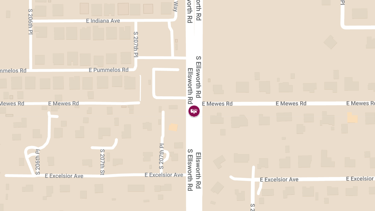 Injury Accident at E Mewes Rd & S Ellsworth Rd