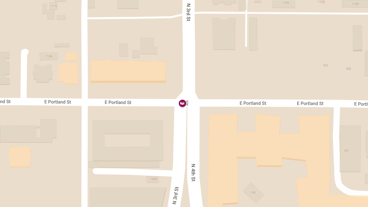 Injury Accident at E Portland St & N 3rd St