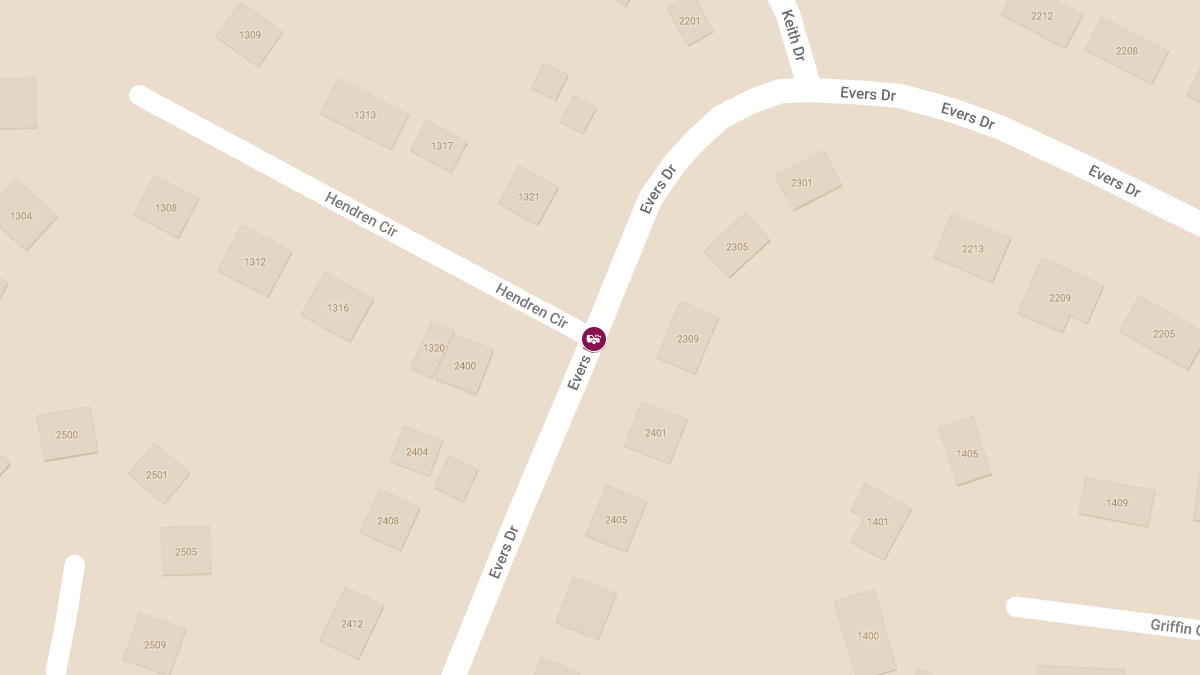 Injury Accident at Evers Dr & Hendren Cir