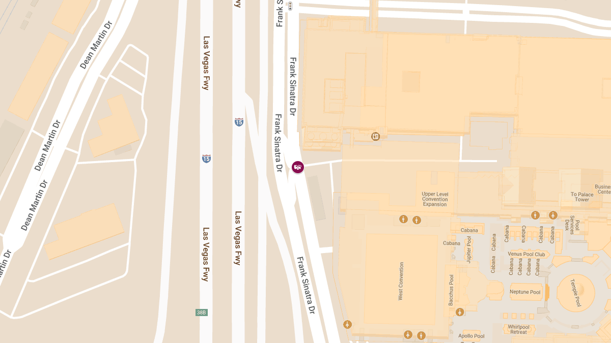 Injury Accident at Frank Sinatra Dr & Caesars Service Dr