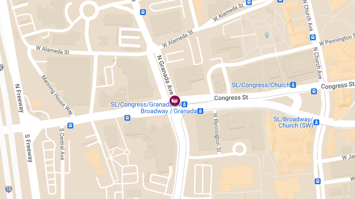 Injury Accident at Granada Ave & W Congress St