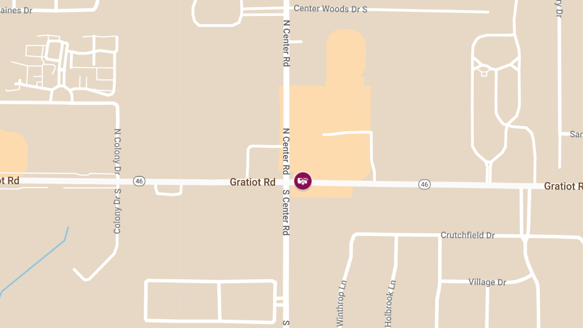 Injury Accident at Gratiot Rd & Center Rd