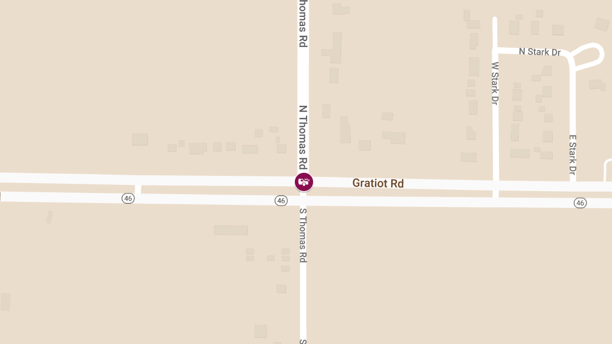 Injury Accident at Gratiot Rd and Thomas Rd