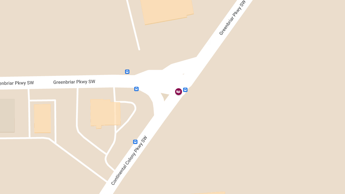 Injury Accident at Greenbriar Pkwy SW & Continental Colony Pkwy SW