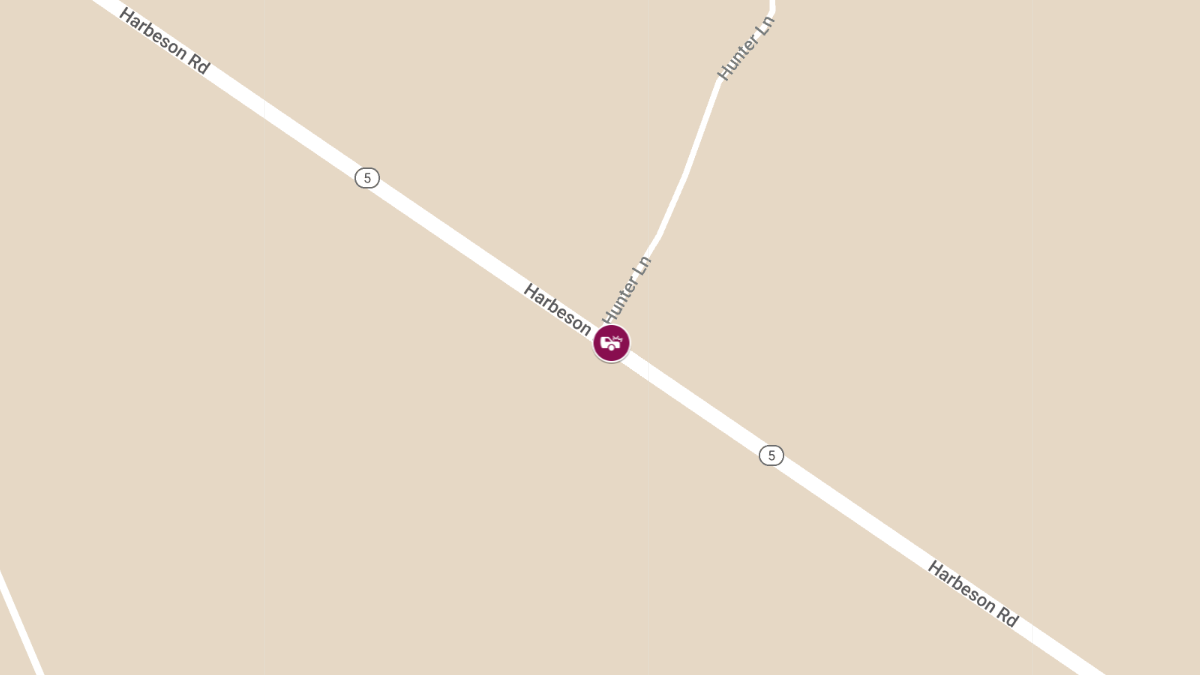 Injury Accident at Hunter Lane and Harbeson Rd