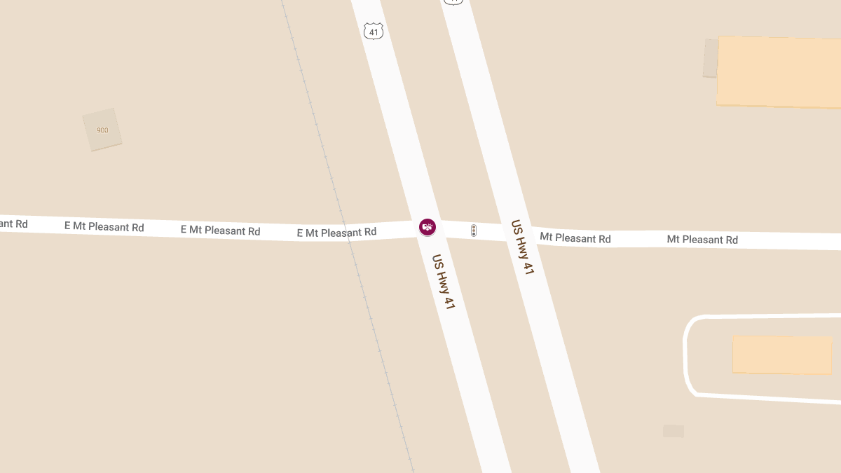 Accident at Hwy 41 & Mt Pleasant Rd