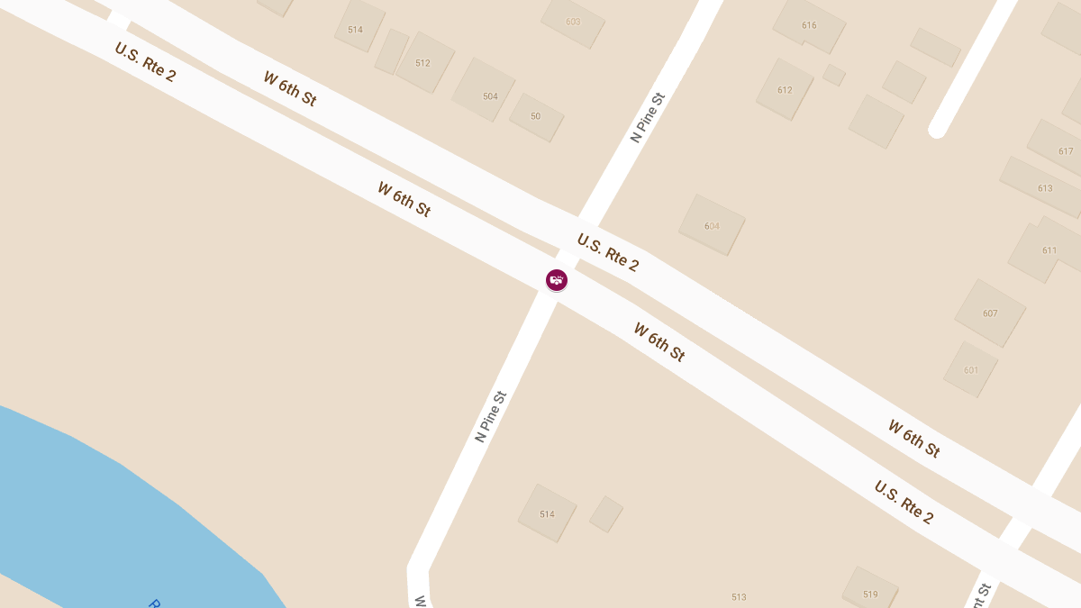 Injury Accident at Hwy 75 & Pine St